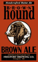Freeport Brewing's Bown Hound Brown Ale was served recently at Great Lost Bear and Nosh in Portland.