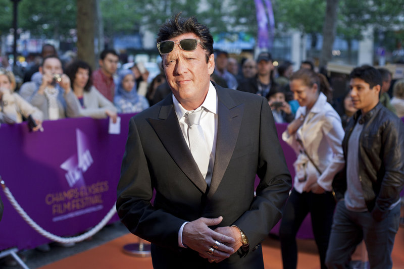 American actor Michael Madsen arrives at the Champs Elysees Film Festival in Paris. “People don’t really expect me to be president of a film festival,” he said.