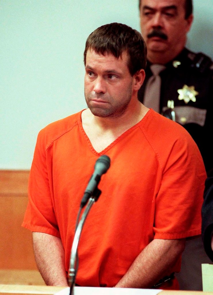 Steven Brown, appearing in a Biddeford court in 1999, was serving multiple life sentences for killing two men and abducting his estranged wife.