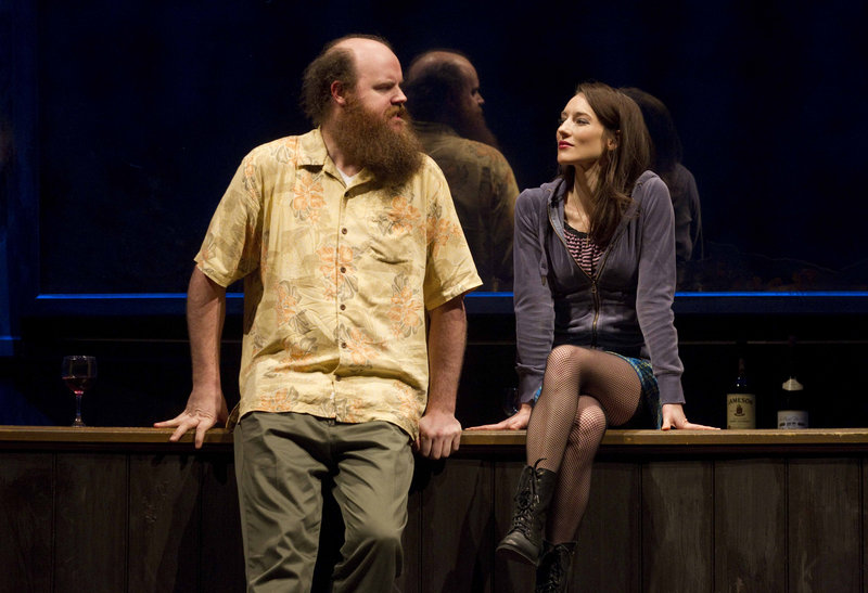 Paul Whitty and Elizabeth A. Davis in “Once."