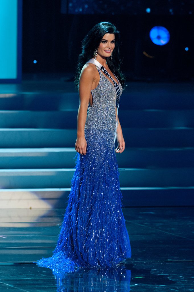 Sheena Monnin, the former Miss Pennsylvania USA, above, claims that Karina Brez, Miss Florida USA, below, saw a list of finalists before the Miss USA pageant was held. But the Miss Universe Organization and Brez dispute that.