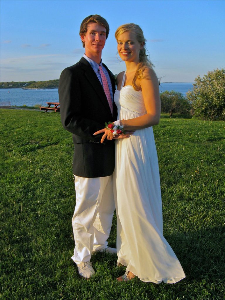 Forest Hewitt and Fritzi Selbach attended the Cape Elizabeth High prom on May 12. Selbach is an exchange student from Bad Mergentheim, Germany, and was thrilled to attend an American prom.