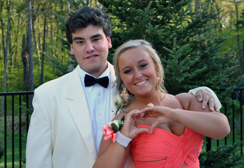 Casey Morang and Mary Coleman attended the Cape Elizabeth High prom.