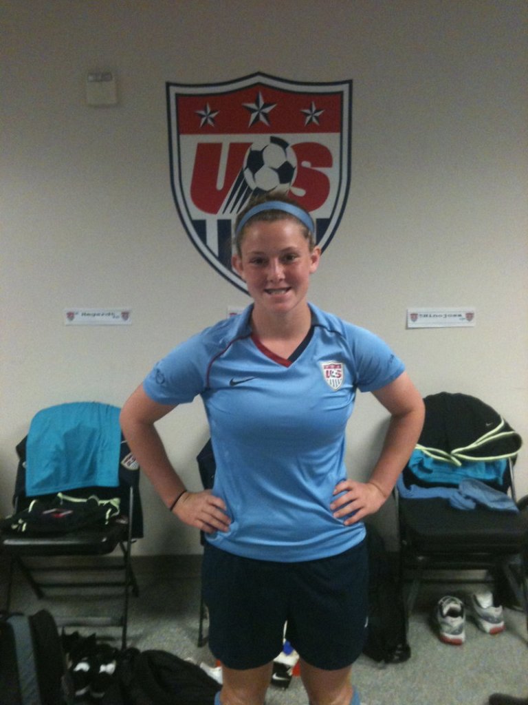 Katy Bryan of Sanford was one of two Maine girls who participated in the U.S. Youth Soccer Association’s U-14 national training camp in Carson, Calif.