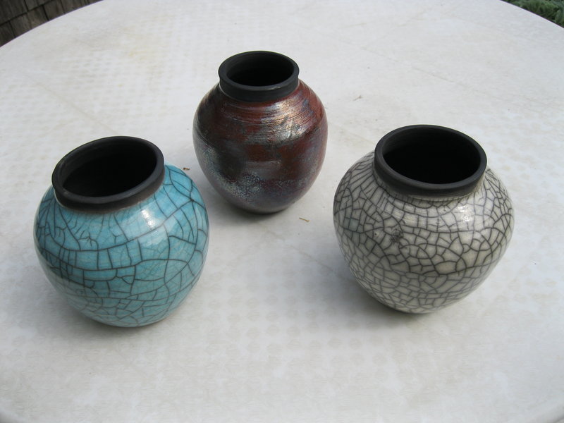 Ceramics by Nancy Meader.