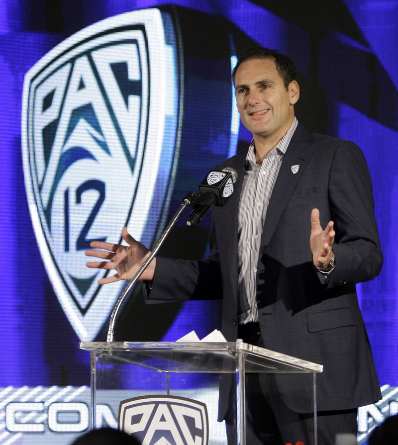 With Larry Scott at the helm of the Pac-12, the league has changed its conservative approach and has dropped its opposition to a playoff.