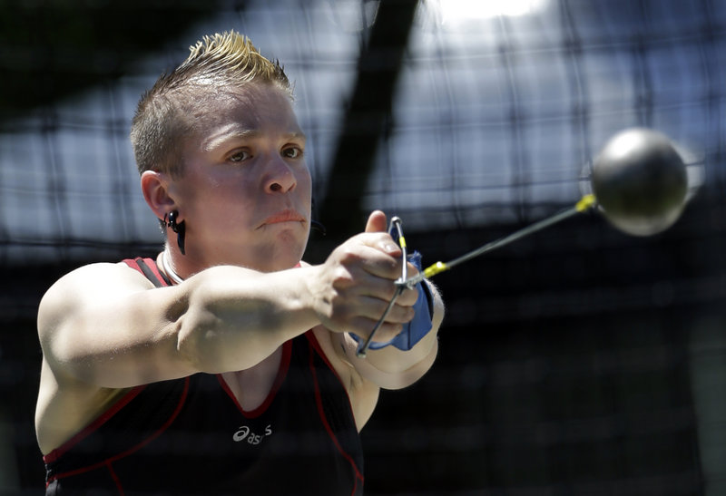 Keelin Godsey, a former Bates College athlete, achieved a personal best while finishing fifth in the women’s hammer throw at the U.S. Olympic track and field trials Thursday. Godsey’s throw of 231 feet, 3 inches was less than a foot out of third place, and about three feet shy of the “A” qualifying standard for the Olympics.