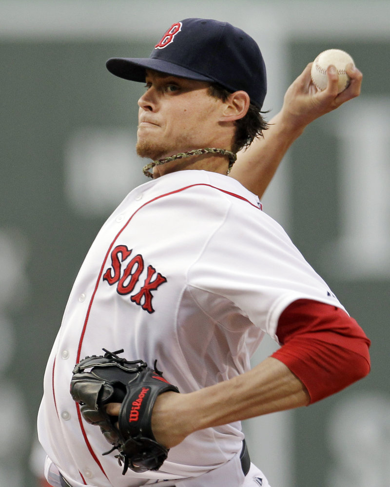 Clay Buchholz is unbeaten in June – 4-0 with a 2.40 ERA – but he won’t get a chance to extend his streak today against the Braves because of an illness.