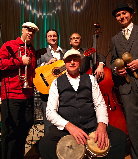 The five guys in Primo Cubano play a wide array of instruments such as trumpet, tres Cubano, claves, bass, maracas, timbales and congas.
