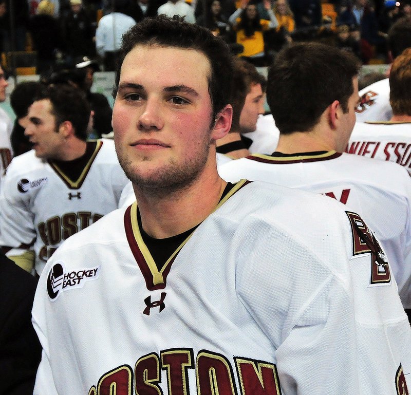 Brian Dumoulin, who turned pro after helping Boston College win a national title, was traded to Pittsburgh.