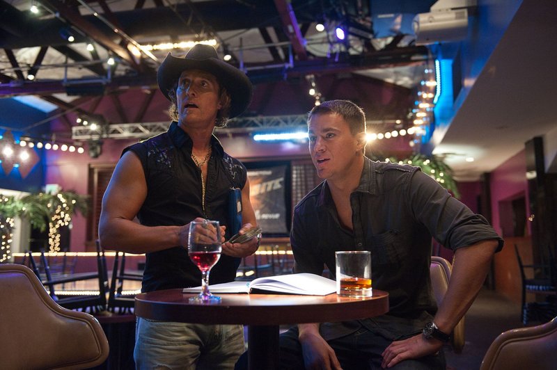 Matthew McConaughey, left, and Channing Tatum in “Magic Mike.”
