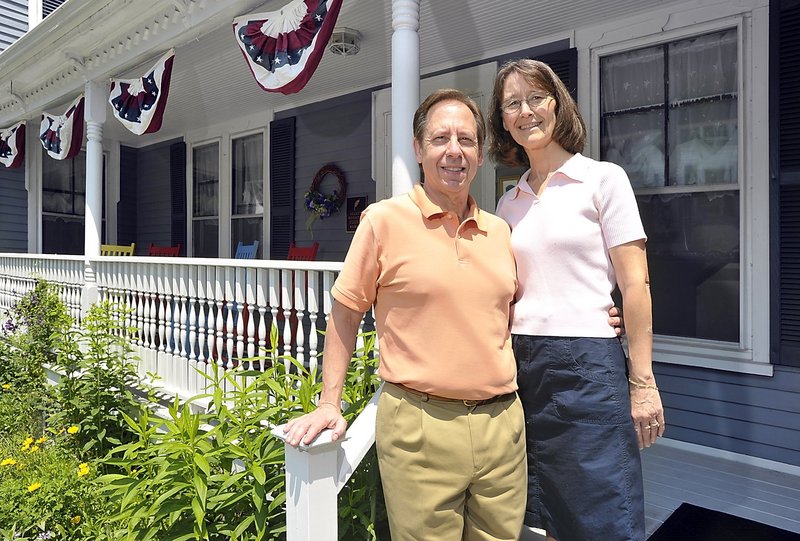 Scott and Ruth Thomas, owners of the Brewster House Inn in Freeport, still have rooms available for Wednesday, July 4.