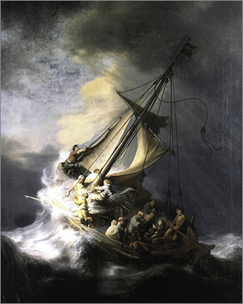 The stolen works include Rembrandt's "The Storm on the Sea of Galilee," (above).