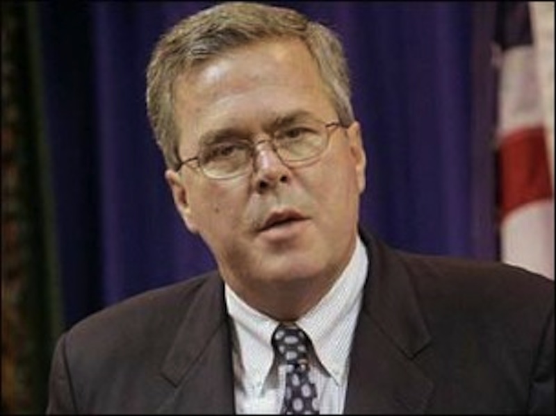Of his brother Jeb Bush, George W. Bush says "he ought to run for president. He would make a great president." The Associated Press