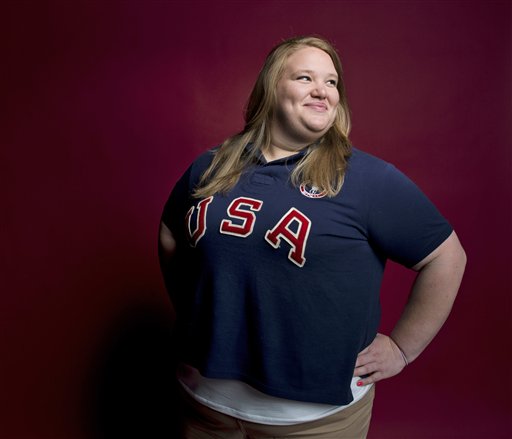 Weightlifter Holley Mangold first made news playing offensive line as the only girl on her high school football team in Ohio. But she switched sports a few years ago and now the 5-foot-8 sister of New York Jets Pro Bowl center Nick Mangold will compete as a superheavyweight in weightlifting at the London Olympics.