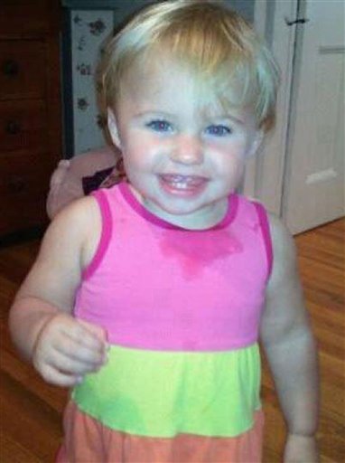 This undated file photo obtained from a Facebook page shows toddler Ayla Reynolds, who was reported missing on Dec. 17, 2011.
