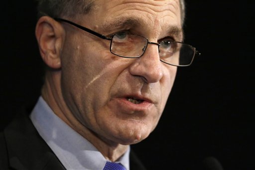 Former FBI Director Louis Freeh speaks about the Freeh Report during a news conference today in Philadelphia. Freeh says the most "saddening and sobering" finding from his group's report into the Jerry Sandusky child sex scandal is Penn State senior leaders' "total disregard" for the safety and welfare of the ex-coach's child victims.