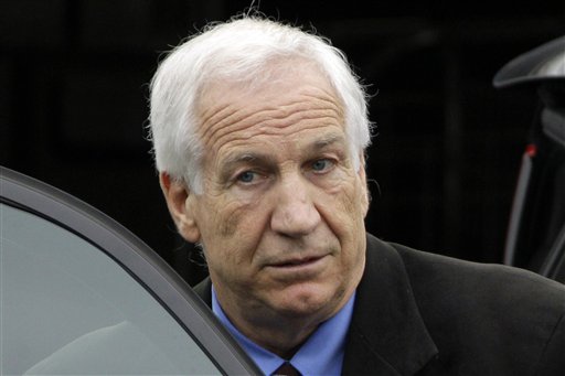 Former Penn State University assistant football coach Jerry Sandusky leaves the Centre County Courthouse in Bellefonte, Pa., on June 18. An internal investigation provides powerful ammunition to victims of sexual abuse by Sandusky looking to file child-endangerment lawsuits against the university or the estate of Hall of Fame coach Joe Paterno.