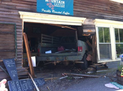 No one was injured when a truck crashed into the Town Landing Restaurant in Bowdoinham, but the eatery sustained heavy damage.