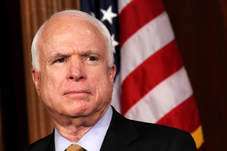 Republicans should listen to Sen. John McCain about the threats of foreign and unlimited spending on U.S. elections, a reader says.