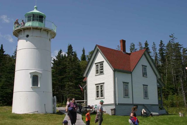 The Little River Lighthouse in Cutler.