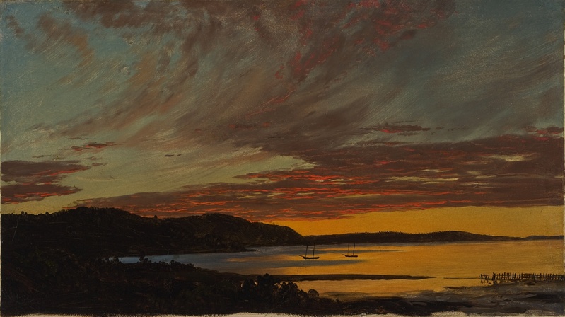 “Sunset, Bar Harbor,” circa 1854