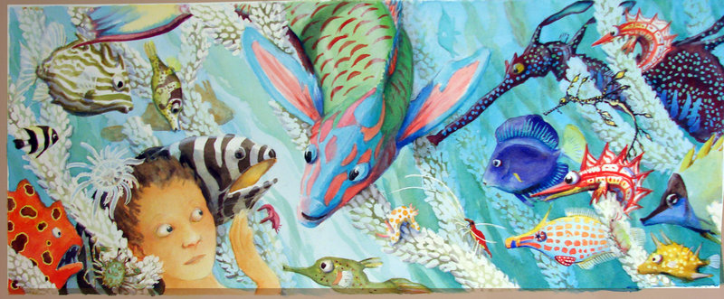 "Minas and the Fish" by Olga Pastuchiv