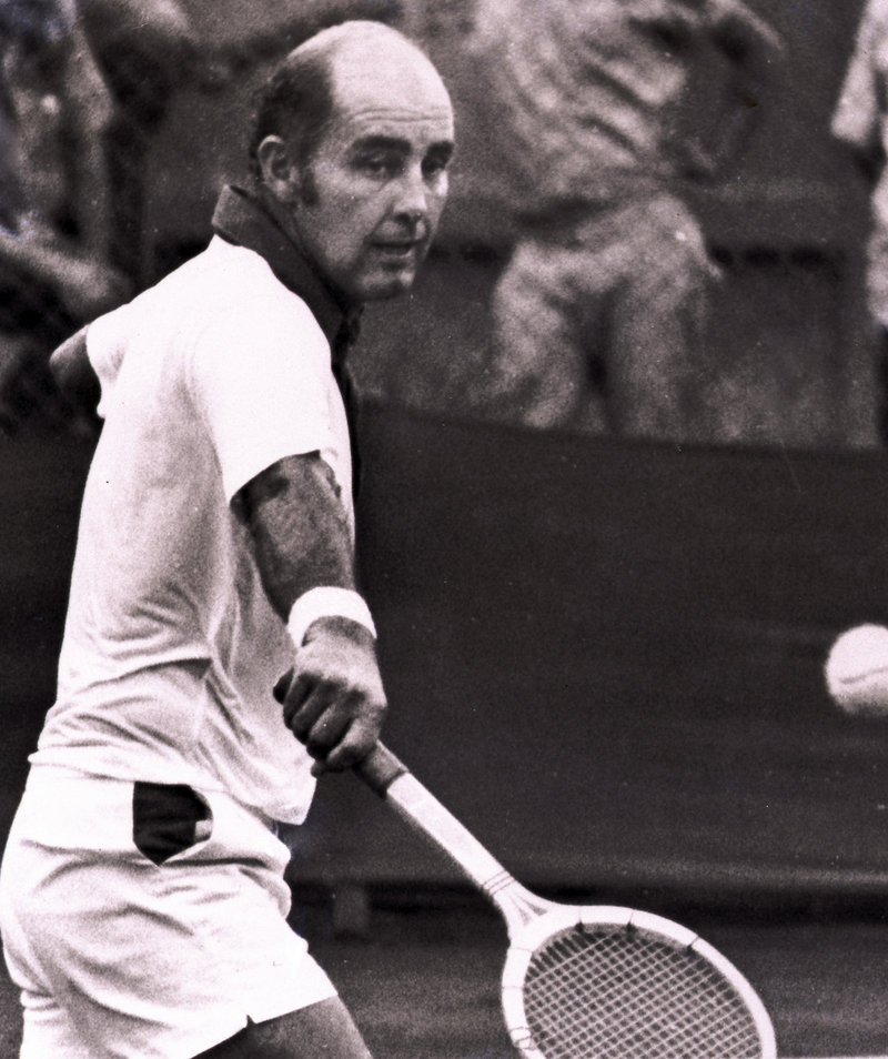 Bob Hewitt, shown in 1973, entered the Rhode Island-based International Tennis Hall of Fame in 1992. He’s now the subject of an investigation that could result in his suspension.