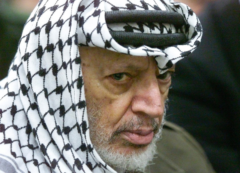 Yasser Arafat died in 2004 in a French military hospital, after being airlifted there with a mysterious illness.