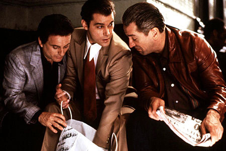 Joe Pesci, Ray Liotta and Robert De Niro in “Goodfellas,” directed by Martin Scorsese and edited by Thelma Schoonmaker. The film screens Tuesday at the Waterville Opera House.