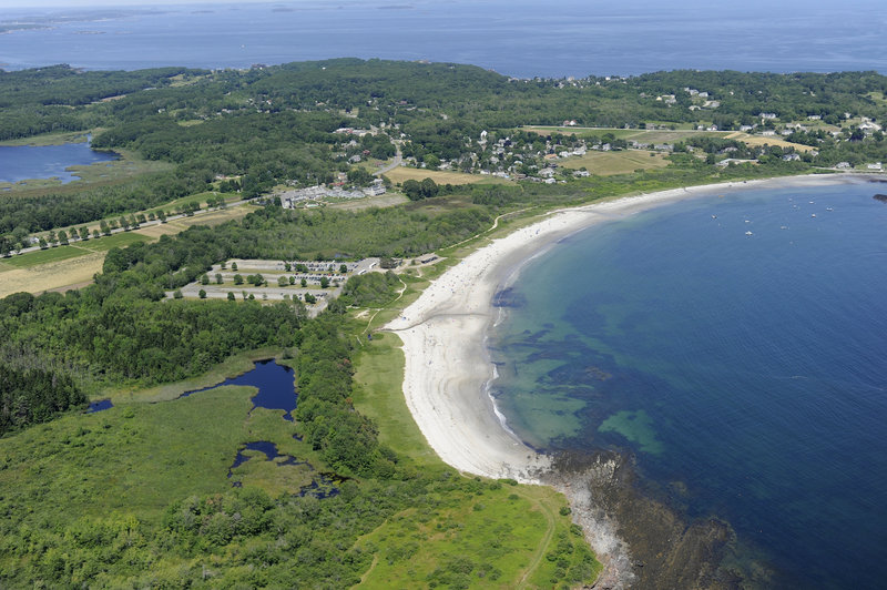 Crescent Beach State Park in Cape Elizabeth attracts about 110,000 people a year. The Sprague Corp., which owns part of the land, says it wants to preserve public access to the beach and hiking trails.