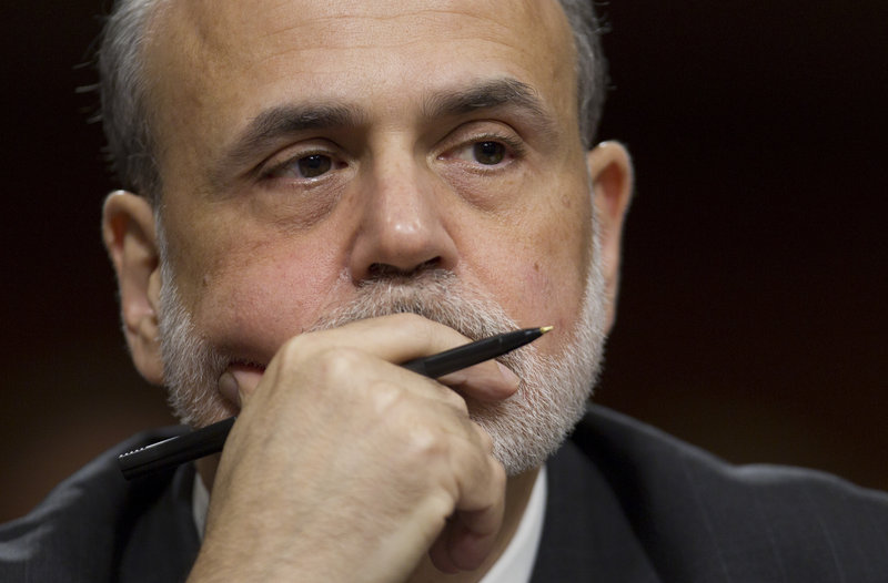 Ben Bernanke said the economy is growing modestly but has lost strength in recent months. Job growth has slumped, manufacturing has weakened and consumers have lost confidence and have cut back on spending.