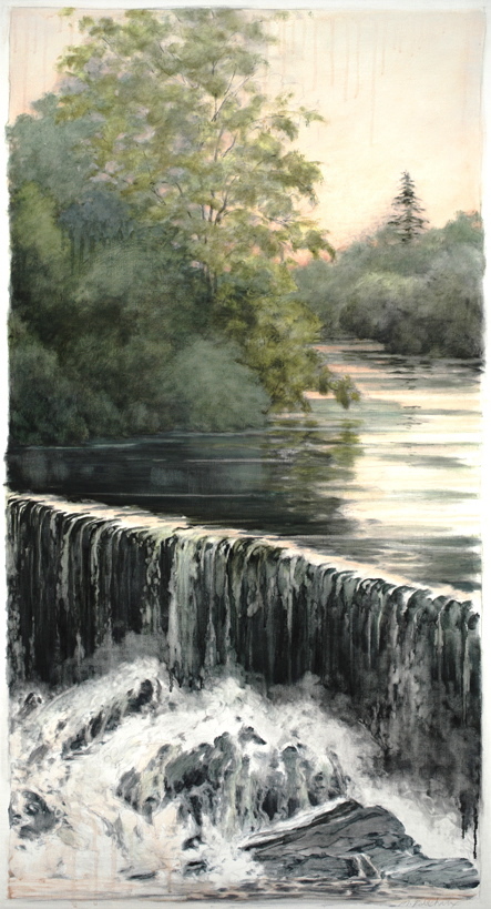 “Stroudwater” by Marguerite Robichaux, 2005, oil on linen.