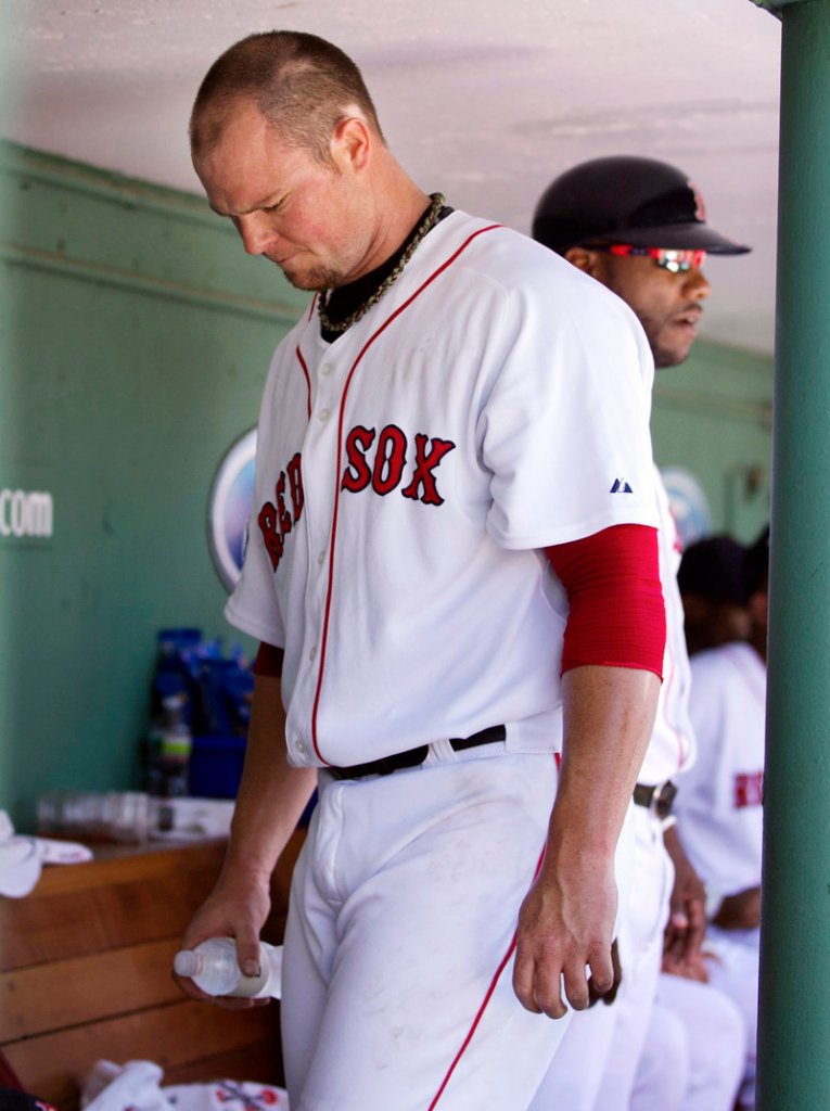 Jon Lester can’t hide his frustration after a rough outing Sunday. ‘This is getting old. I’m tired of (stinking,)’ he said.