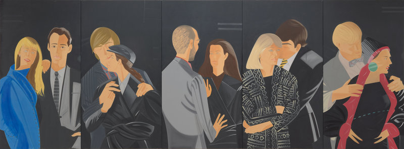 “Pas De Deux” by Alex Katz was given to Colby College by Paul J. Schupf in honor of former art museum director Hugh Gourley, who died last week.