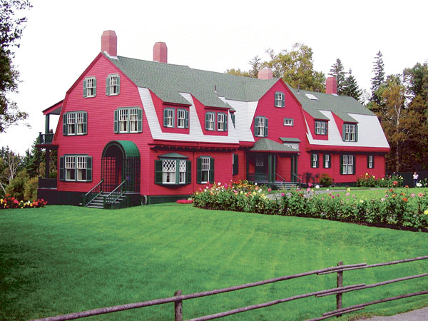 The Roosevelt cottage, built in 1887, has long been the centerpiece at Roosevelt Campobello International Park on Campobello Island, New Brunswick.