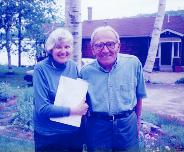 Retirees, with their children grown, careers behind them, Lydia and Veselin Kesich look forward to time together in Maine, 1994.