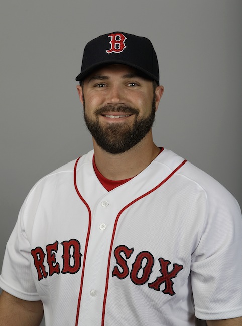 This 2012 file photo shows Boston Red Sox catcher Kelly Shoppach. Shoppach has been acquired by the New York Mets from the Red Sox for a player to be named following a waiver claim. (AP Photo/David Goldman, File) Headshot