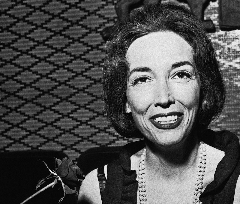 This Nov. 2, 1964 file photo shows author Helen Gurley Brown. Brown, longtime editor of Cosmopolitan magazine, died Monday, Aug. 13, 2012 at a hospital in New York after a brief hospitalization. She was 90. (AP Photo, file) Close;-Up;Confidence;Happiness;Holding;Looking;At;Camera;Rose;Smiling;Writer