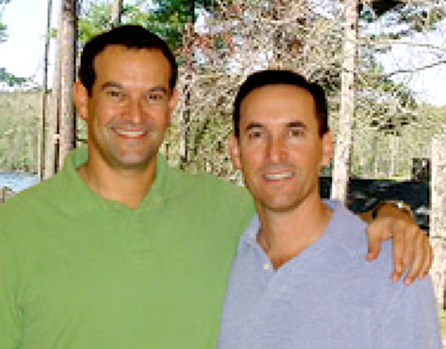 This screen image from the Camp Waziyatah website shows camp co-owners Gregg Parker, left, and Mitchell Parker.