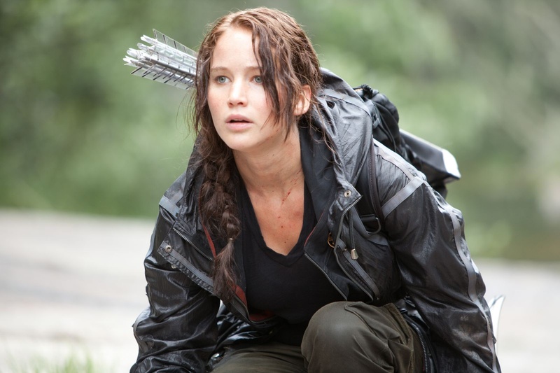 Jennifer Lawrence stars as Katniss Everdeen in “The Hunger Games.”