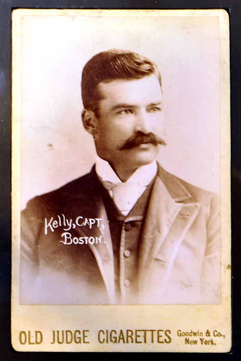 The rare King Kelly card to be auctioned by Saco River Auction in Biddeford today.