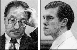 Daniel Horowitz, left, a California defense attorney whose wife was killed by Scott Dyleski, then 16, right, in 2005, opposes releasing Dyleski and most of the thousands of other juveniles convicted of murder who were sentenced to life without parole. But Horowitz says Sara Kruzan may warrant an exception because of her life story, which includes sexual abuse at a young age.