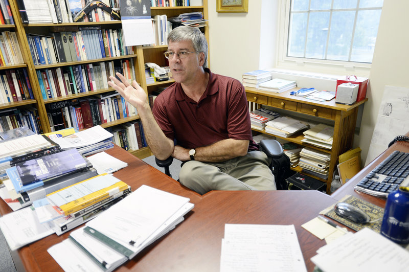 Anthony Corrado, a professor at Colby College in Waterville, is researching the cash that is pouring into American politics. It’s increasingly difficult to find out where the money comes from.