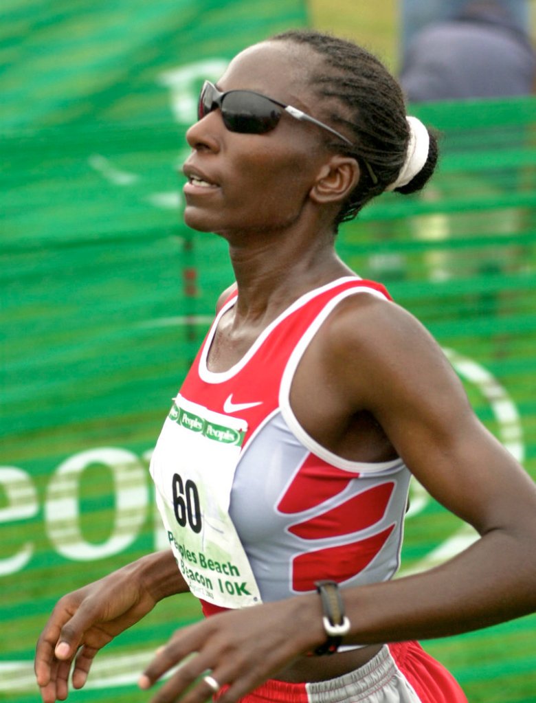 Catherine Ndereba of Kenya has won the Beach to Beacon 10K five times.
