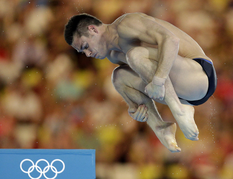 David Boudia became the first American to win a diving gold medal in 12 years Saturday, scoring 568.65 points over six dives in the 10-meter platform event. He won by 1.8 points.