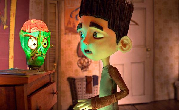 Norman, voiced by Kodi-Smit-McPhee, is an extraordinary boy with a mission to fulfill in “ParaNorman.”