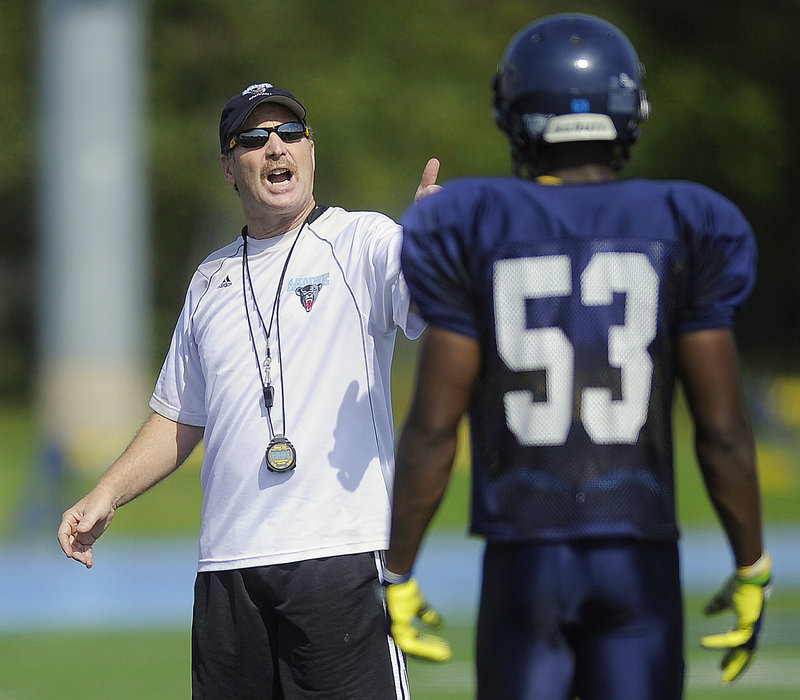 Paul Ferraro is not only back at UMaine after 23 years winding through big-name colleges and the NFL, but is simplifying a defense that helped the Black Bears advance to the NCAA playoffs last season.
