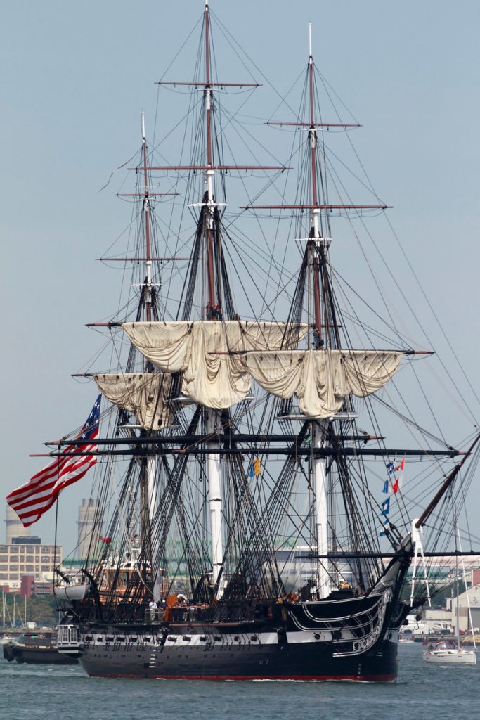 “Old Ironsides” commemorates the 200th anniversary of its victory over the HMS Guerriere during the War of 1812.