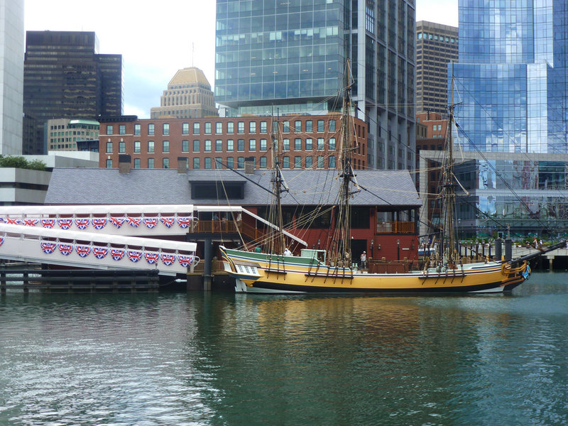 The Boston Tea Party Ships & Museum offers visitors an opportunity to yell and throw things during an interactive experience that includes costumed role-players.